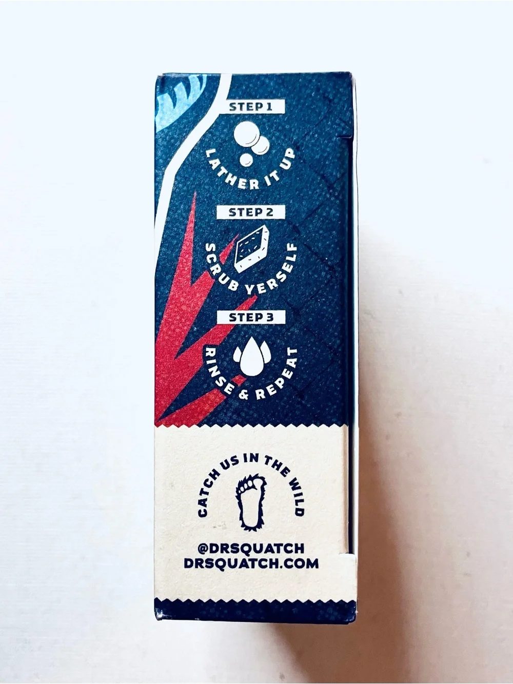 Men’s Soap Squatch Stone Cold Stunner Men’s Natural Soap - Blue/Red